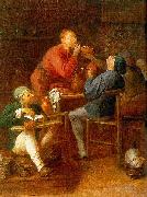 Adriaen Brouwer The Smokers or The Peasants of Moerdijk Spain oil painting artist